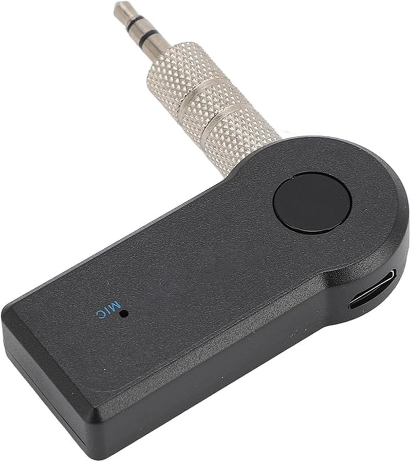 Portable Wireless Bluetooth AUX Adapter with Built in MIC and Long Battery Life for Car Drivers Amplifiers Headphones ABS Material 1pcs - Image 3
